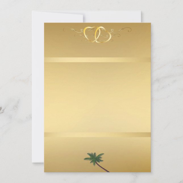 Gold Invitation1 Invitation (Front)