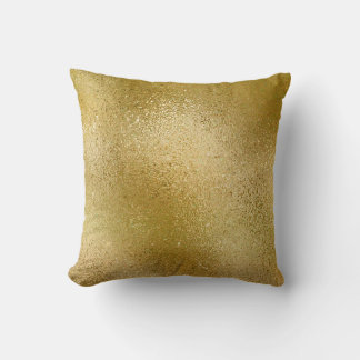 Gold iridescent shimmering background cushion