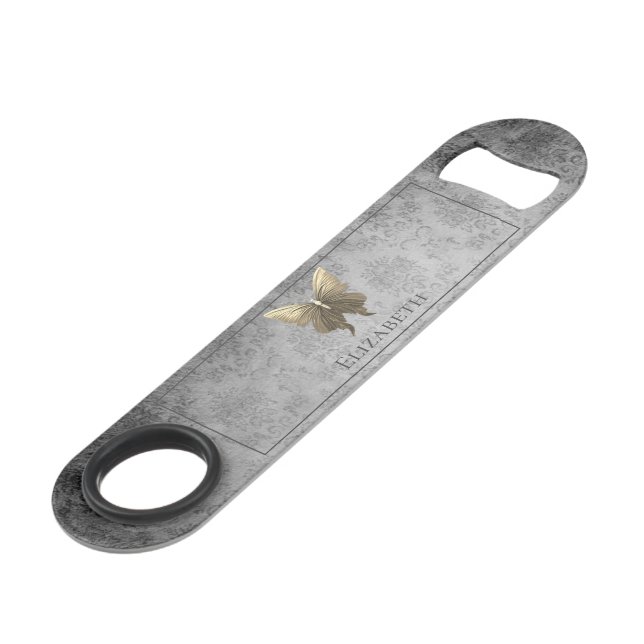 Gold Jewelled Butterfly (Front Angled)