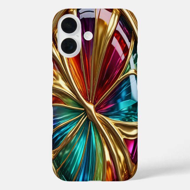 Gold & Jewels #27 - iPhone 16 Cases (Back)
