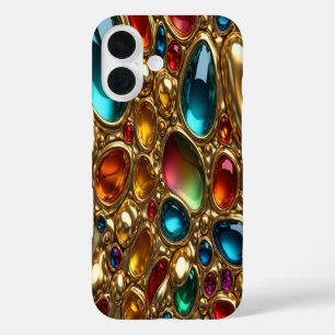 Gold & Jewels #28 - iPhone 16 Cases