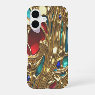 Gold & Jewels #2 - iPhone 16 Cases