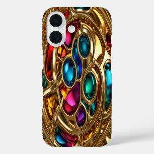 Gold & Jewels #31 - iPhone 16 Cases