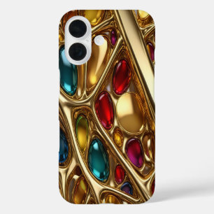 Gold & Jewels #34 - iPhone 16 Cases