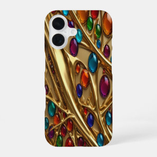 Gold & Jewels #36 - iPhone 16 Cases