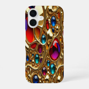 Gold & Jewels #48 - iPhone 16 Cases
