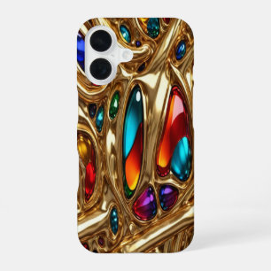 Gold & Jewels #9 - iPhone 16 Cases