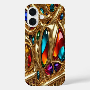 Gold & Jewels #9 - iPhone 16 Cases