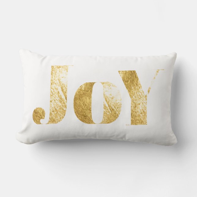 Gold JOY Pillow (Front)