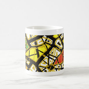GOLD – Jumbo Art Mug   Abstract Luxury Design