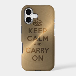 Gold Keep Calm And Carry On