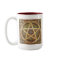 Gold Knotwork Pentacle Mug