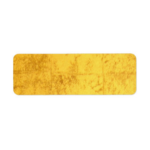 Gold Label Return Address Label