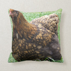 Gold Laced Orpington Cushion, chicken, hen, rooste Cushion