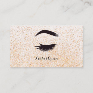 GOLD LASHES BUSINESS CARD