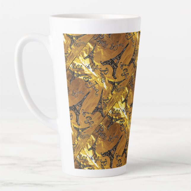 Gold Latte Mug (Left)