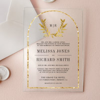 Gold Laurel Wreath Leaves Wedding
