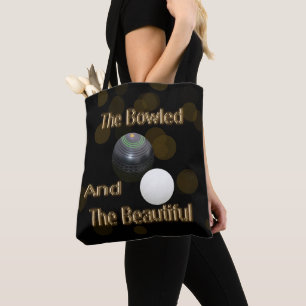 Gold Lawn Bowls Bowled Beautiful Design, Tote Bag