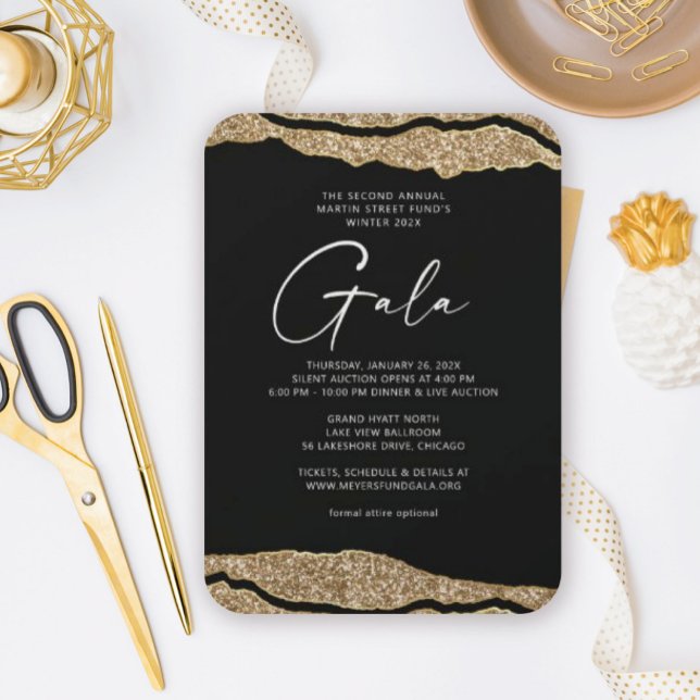 Gold Layers Gala Invitation (Creator Uploaded)