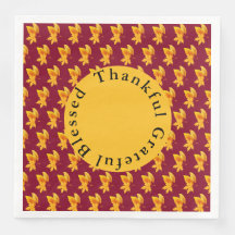 Gold Leaf Autumn Foliage Holiday Celebration