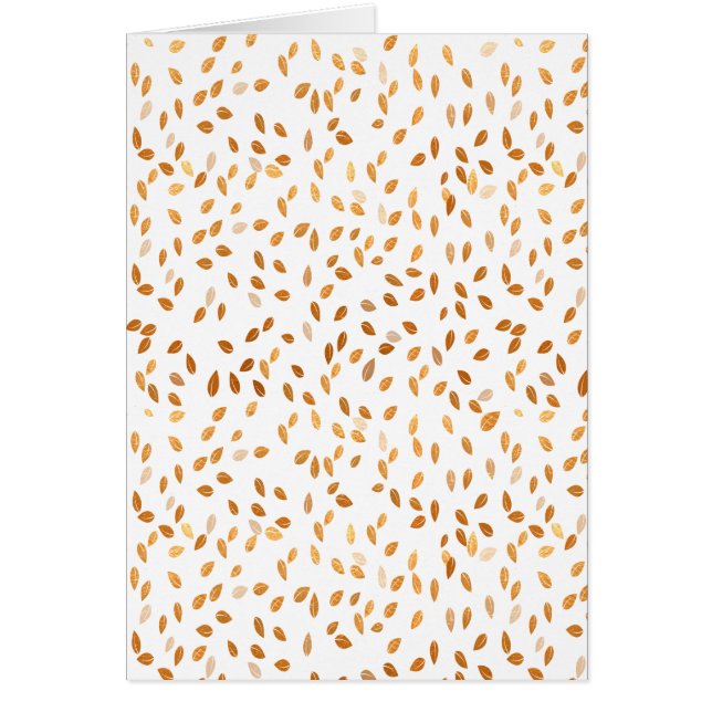 Gold Leaf Confetti Pattern (Front)