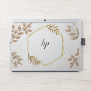 Gold leaf Frame,HP Elite x2 1013 G3 HP Laptop Skin