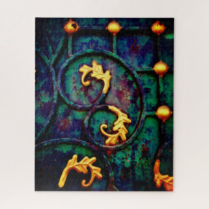 Gold Leaf Jigsaw Puzzle
