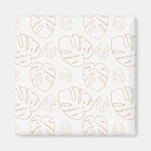 Gold Leaf Patterned Magnet