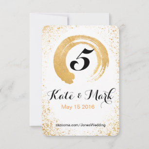 Gold Leaf Spray Reception Accessories