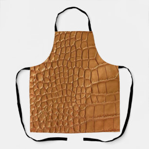 Gold leather texture luxury  apron