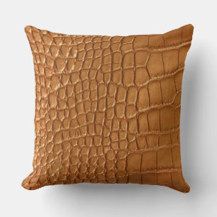 Gold leather texture luxury  cushion