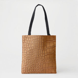 Gold leather texture luxury tote bag
