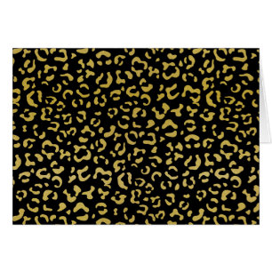Gold Leopard, Gold Glitter, Leopard Pattern