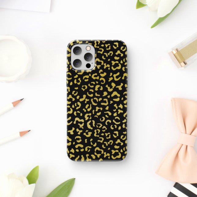 Gold Leopard, Gold Glitter, Leopard Pattern (Creator Uploaded)