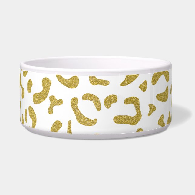 Gold Leopard, Gold Glitter, Leopard Print (Front)