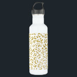 Gold Leopard, Gold Glitter, Leopard Print 710 Ml Water Bottle<br><div class="desc">Elegant,  stylish and sophisticated leopard pattern in gold colour. Modern and trendy gift,  perfect for the animal print lover in your life.</div>
