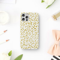 Gold Leopard, Gold Glitter, Leopard Print
