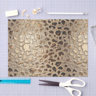 Gold Leopard Metallic Spots Tissue Paper
