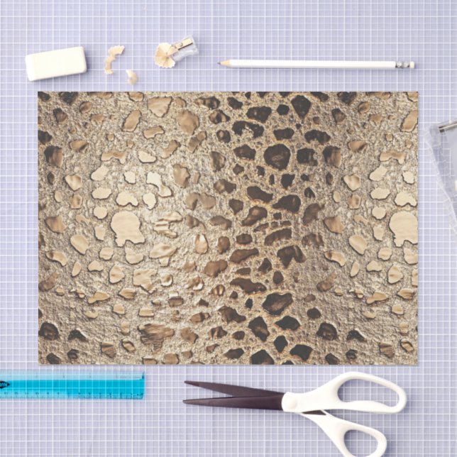 Gold Leopard Metallic Spots Tissue Paper (Craft)