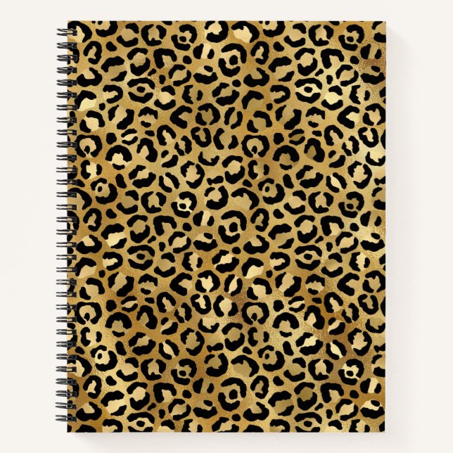 Gold Leopard Notebook (Front)