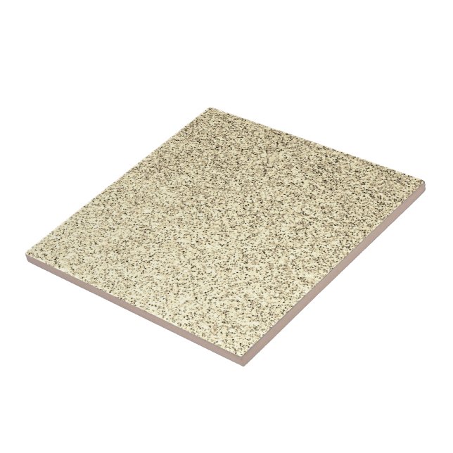 Gold light soft glitter sparkles ceramic tile (Side)