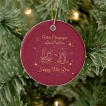 Gold Line Art New Year Design