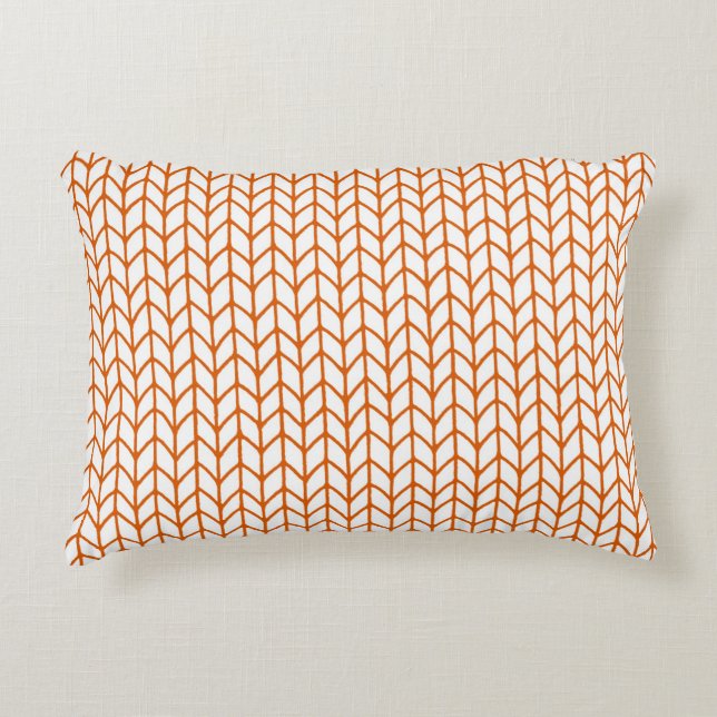 GOLD LINE KNIT Accent Pillow (Front)