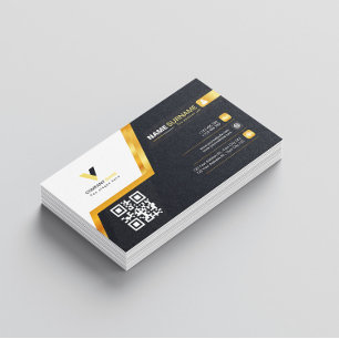 Gold Line Style Luxury  Business Card