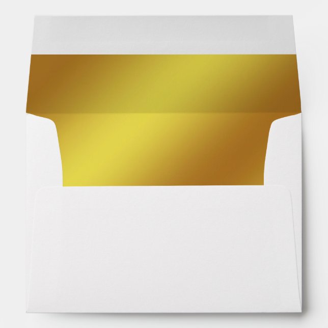 Gold Lined Envelope (Back (Bottom))
