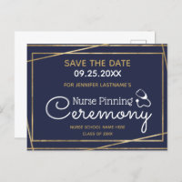 Gold Lines Nurse Pinning Ceremony Save the Date