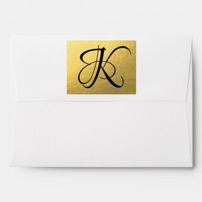 Gold Lining | Envolope Envelope (Back (Top Flap))