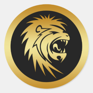 gold lion logo