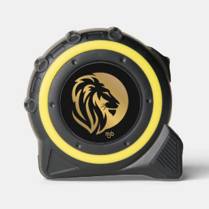 Gold Lion Logo with Your Monogram Initials 1