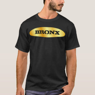 Gold Look Bronx New York City Nyc Basic Dark T-Shirt